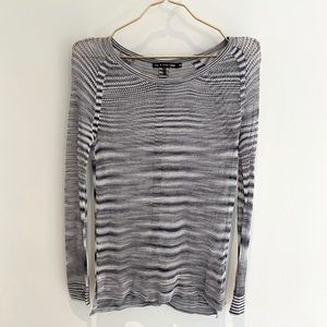 Rag & Bone navy and white top